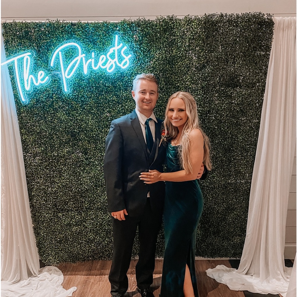 Emerald Green Velvet Dress
